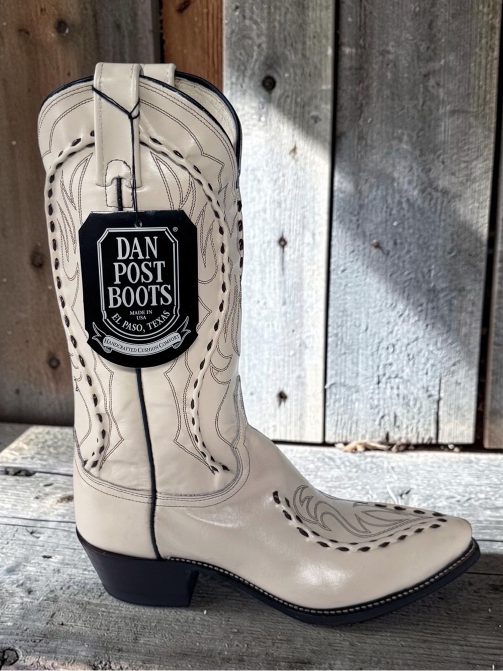 Dan Post Vintage Albany Bucklace Boot in Beige | 8D NWT